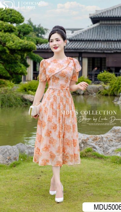 FLEUR DE PÊCHE – ELEGANT BLOOM OF GRACE | MDU5006