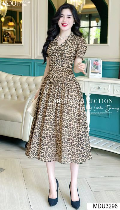 FIERCE AND FEMININE | MDU3296 – Leopard Print Elegance
