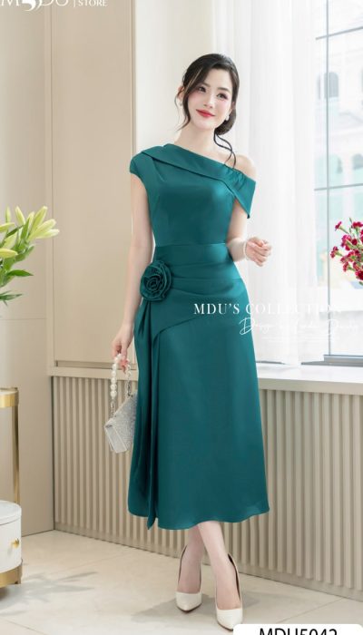 VERDE ROSA – SCULPTED ELEGANCE WITH A FLORAL TOUCH | MDU5042