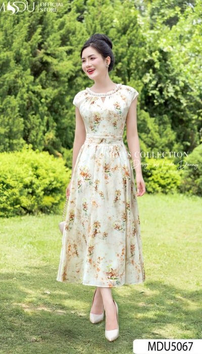 FLORELLA BREEZE – ROMANTIC ELEGANCE IN BLOOMING PRINT | MDU5067