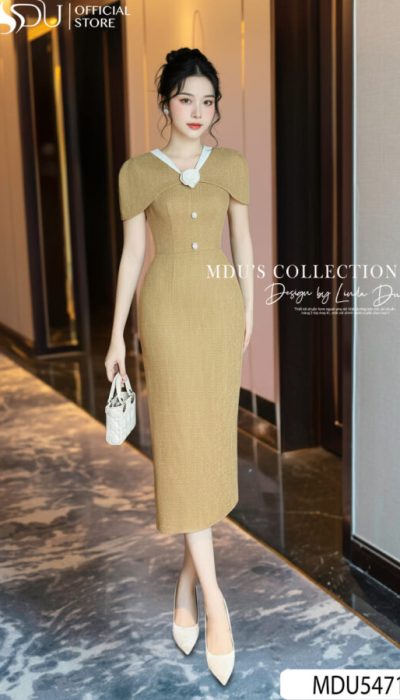 GOLDEN VERVE – MODERN ELEGANCE IN TAILORED HARMONY | MDU5471