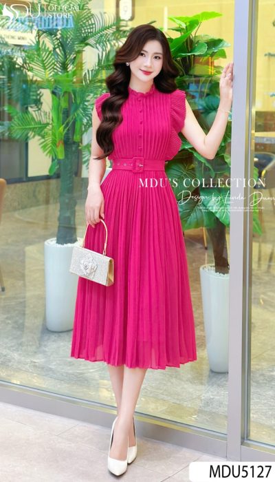 FUCHSIA GRACE – RADIANT ELEGANCE IN EVERY FOLD | MDU5127