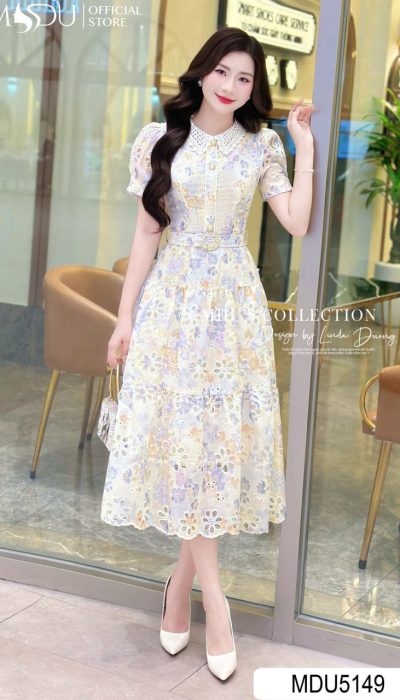 GARDEN BLOOM – ELEGANT LACE IN PASTEL HARMONY | MDU5149