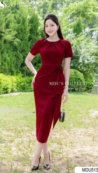 CRIMSON POISE – REFINED ELEGANCE IN DEEP PASSION | MDU5132