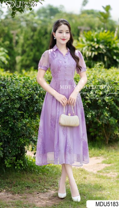 LAVENDER BREEZE – GENTLE FEMININITY IN BLOSSOMING ELEGANCE | MDU5183