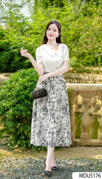 MONO BLOOM – CLASSIC CHARM IN MONOCHROME ART | MDU5176