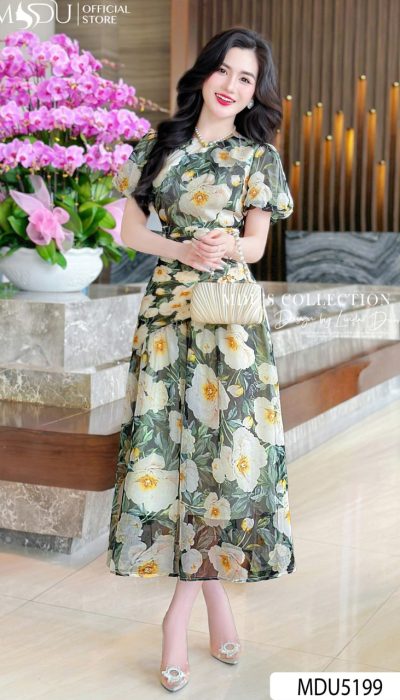 MDU5199 – Effortless Elegance in Floral Print