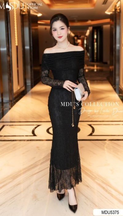 NOIR ALLURE – TIMELESS SOPHISTICATION IN LACE | MDU5375