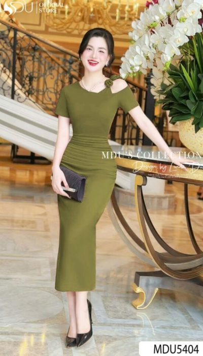 OLIVE ALLURE – SCULPTED ELEGANCE IN MINIMAL FORM | MDU5404
