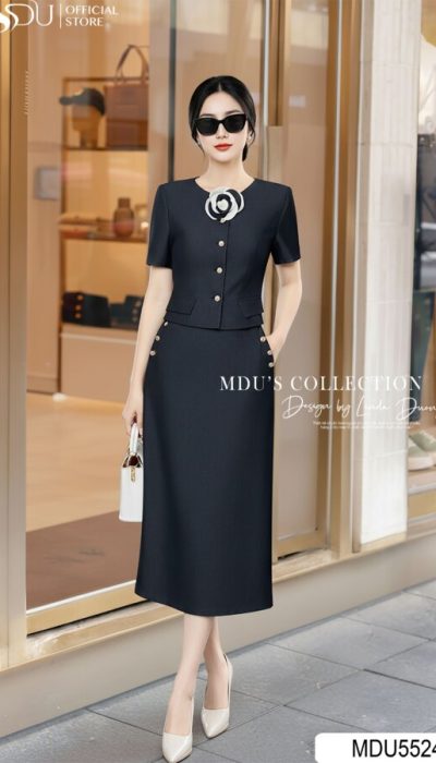 NOIR CHIC – TIMELESS ELEGANCE IN PERFECT STRUCTURE | MDU5524