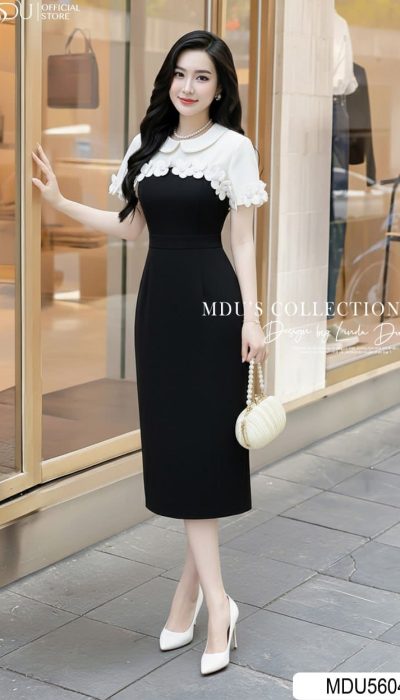 FEMININE ELEGANCE IN MONOCHROME | MDU5604