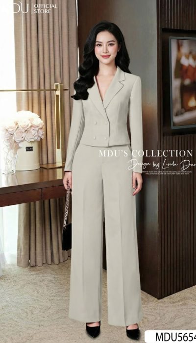 SILVER GREY POWER SET – MODERN TAILORING WITH REFINED CONFIDENCE | MDU5654