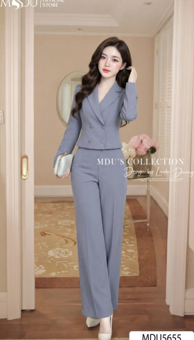 CHARCOAL GREY POWER SET – TIMELESS TAILORING WITH MODERN EDGE | MDU5655