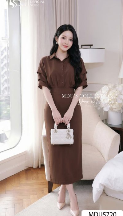 MOCHA PEARL SET – ELEVATED ELEGANCE IN LUXURIOUS TEXTURE | MDU5720