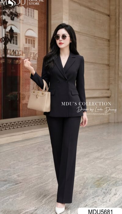 CLASSIC BLACK POWER – TIMELESS TAILORING WITH MODERN ELEGANCE | MDU5681